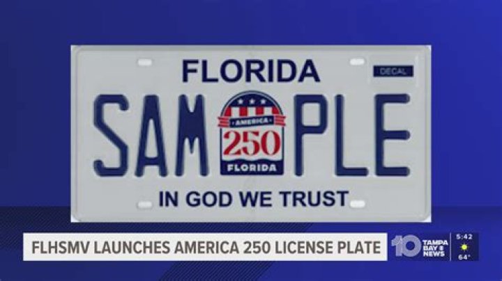 	Why only one license plate in Florida?	