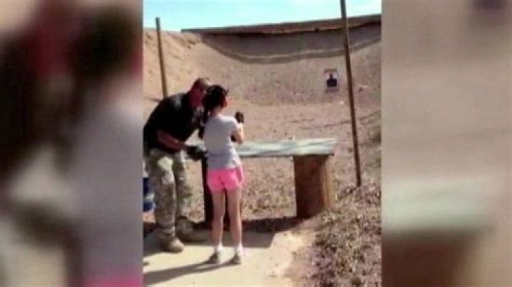 	WOMAN KILLS SELF AT GUN RANGE	