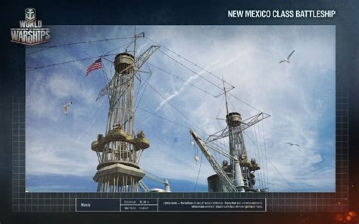 World of Warships screens show off the venerable USS New Mexico
