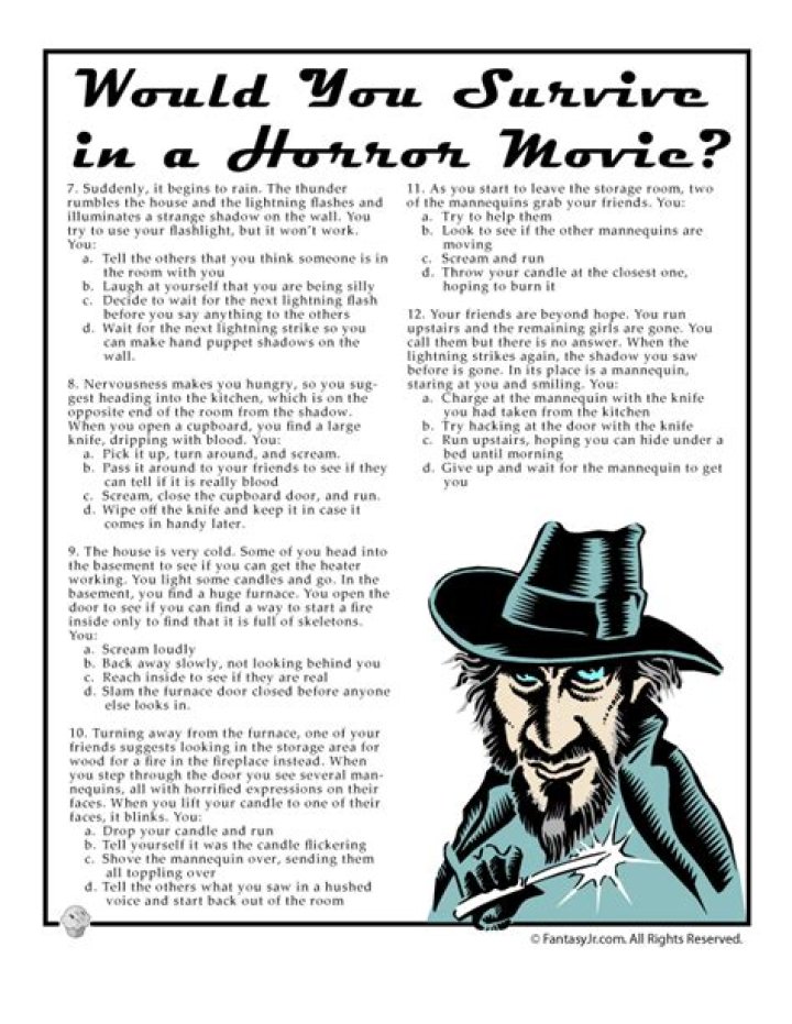 Would You Be Able to Survive a Horror Movie? Take Our Quiz to Find Out