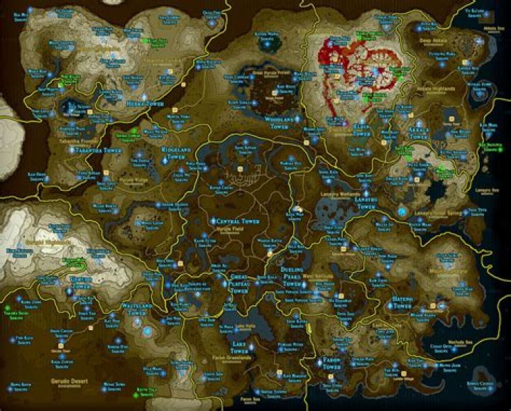 Zelda Breath of the Wild: How Many Shrines There Are